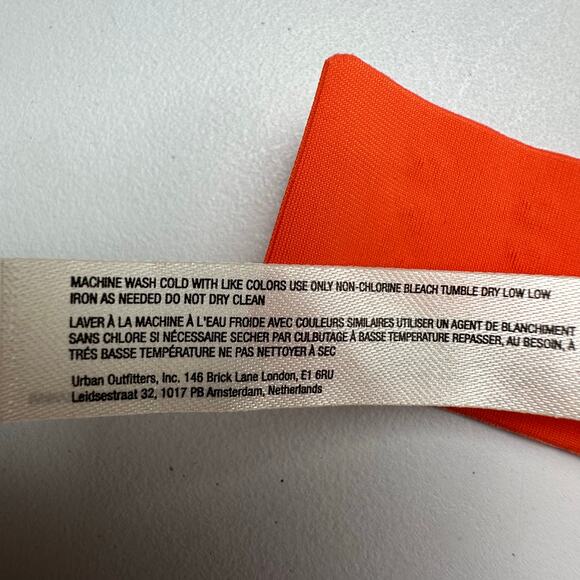 Free People Movement Bra Women Small Orange Adjustable Strap Lined Padded Active - Picture 6 of 9